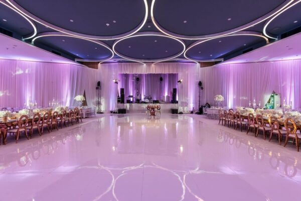 custom event lighting , Temple Emanuel of Beverly Hills