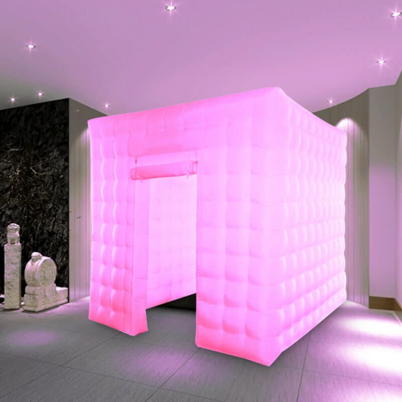 inflatable led enclosure photo booth rental Los Angeles