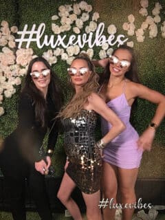 LuxeVibes Corporate Event Photo Booth Los Angeles 360 photo booth party booth Los Angeles