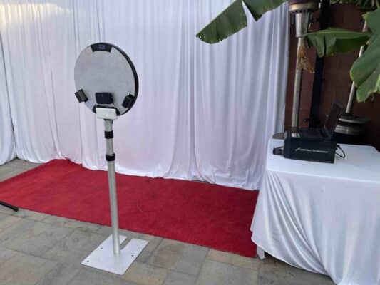 Halo Photo Booth for weddings Los Angeles