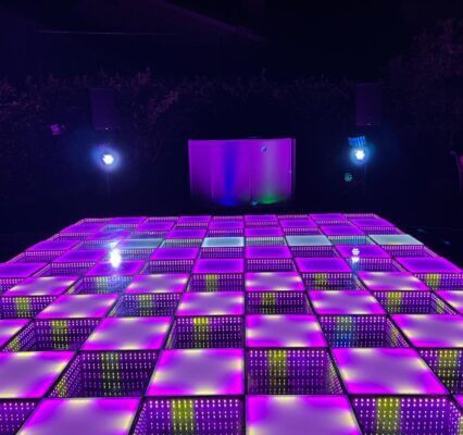 Mitzvah DJ LED Dance Floor Rental, LED Screen Rental