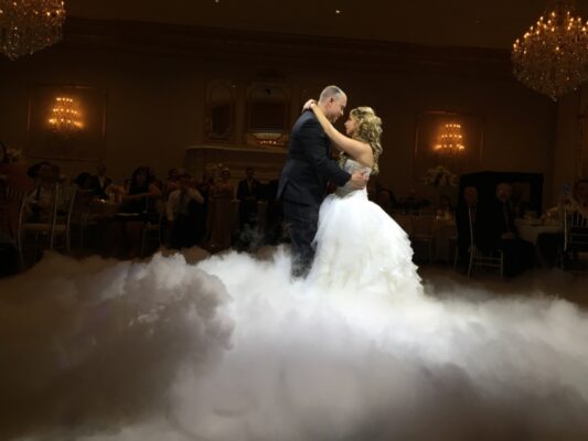 Jewish wedding dj, custom lighting design, wedding lighting, event lighting, top wedding special effects, special gobo light projector, cloud fog machine
