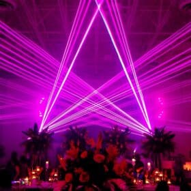 laser lights show for wedding events, top special effects for wedding and events in Los Angeles