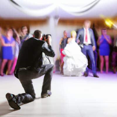 wedding photographer taking pictures on the dance floor, 10 thing your wedding dj can do,